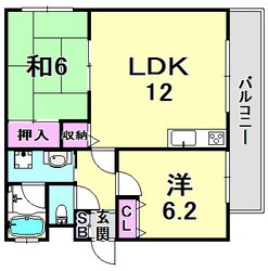 夙川大谷ハウスの物件間取画像